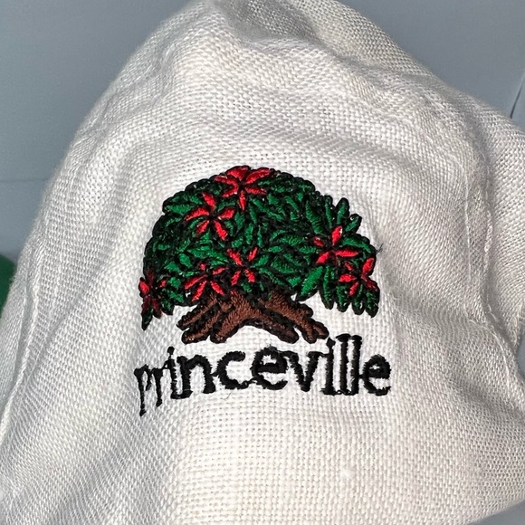 Princeville Hat, linen 7 panel. New with tags embroidered logo on left side - Picture 1 of 7